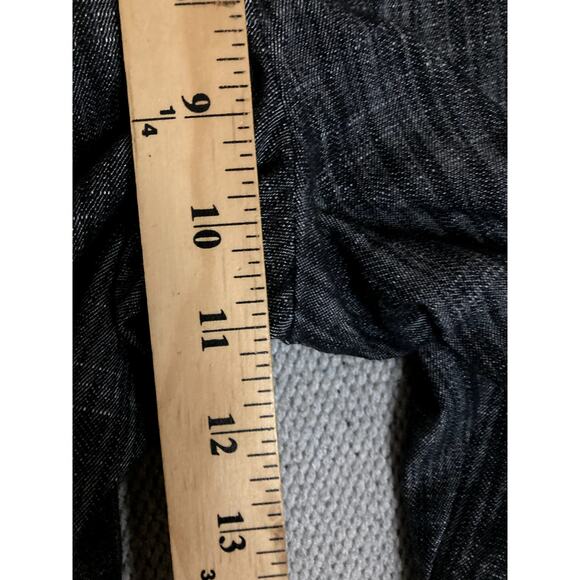 Larry Levine Stretch Pants Womens 14 34X30 Charcoal Gray Comfort Casual Wide Leg - Picture 8 of 11